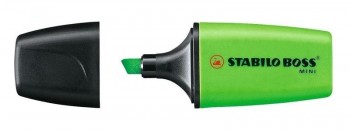 MARCADOR FLUORESCENTE STABILO BOSS MINI MARCADOR VERDE