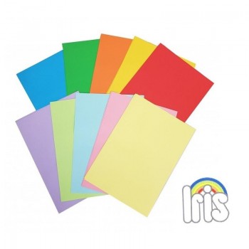 PAPEL DE COLOR DINA4 IRIS 120GR 100 HOJAS