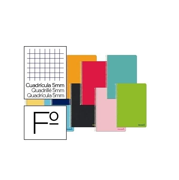 CUADERNO ESP FOLIO 5X5 TBB 80H 60GR CON MARGEN LIDERPAPEL SURTIDO