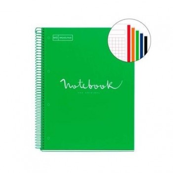 CUADERNO MR EMOT.NB-5 DURA A4 120h 90g CD.5