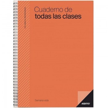 CUADERNO PROFESOR ADDITIO TODAS LAS CLASES 225X310 SURTIDO