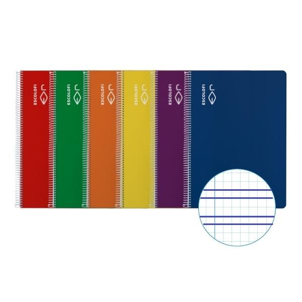 CUADERNO ESP DINA5 4X4 PAUTADO TDD 50H 70GR ESCOLOFI