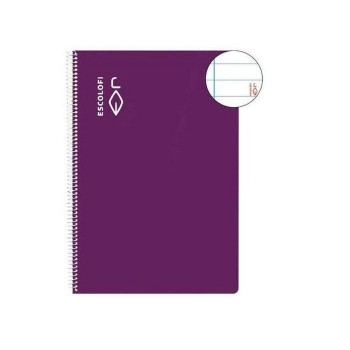 CUADERNO ESCOLOFI FOLIO 50 HOJAS LINEAS 70GR AMARILLO