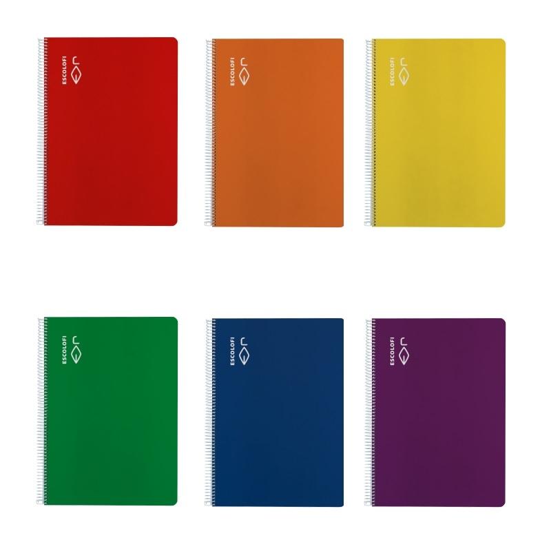CUADERNO ESP DINA4 LISO TDD 80H 70GR ESCOLOFI VIOLETA