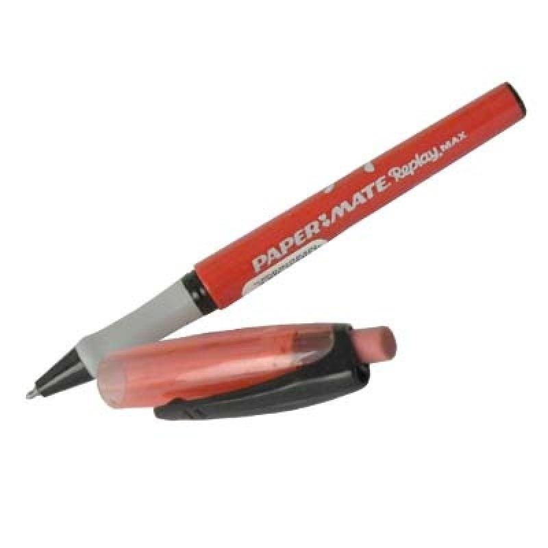 BOLIGRAFO BORRABLE PAPER MATE REPLAY MAX ROJO