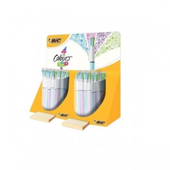 BOLIGRAFO DE  4 COLORES BIC FASHION EXPOSITOR DE 40