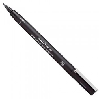 ROTULADOR CALIBRADO UNI-BALL PIN MANGA BRUSH NEGRO