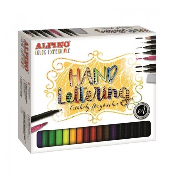 ROTULADORES ALPINO ESTUCHE HAND LETTERING KIT COLOR EXPERIENCE 30UDS