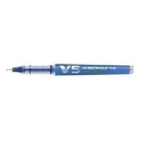 BOLIGRAFO PILOT ROLLER V-5 RECARGABLE AZUL