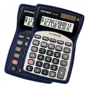 CALCULADORA CATIGA 12 DIGIT. PEQ CD2476 RF.312878