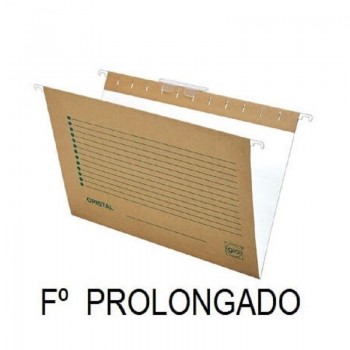 CARPETA COLGANTE FOLIO PROL KI03 VISOR SUPERIOR KRAFT BICOLOR 25UDS