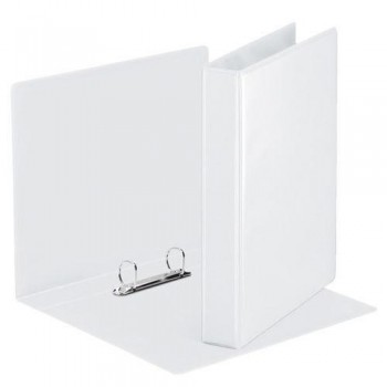 CARPETA CANGURO ESSELTE PVC BASICA DINA4 2 ANILLAS MIXTAS 25MM BLANCO (49722)