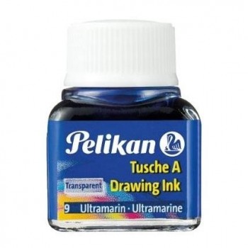 TINTA CHINA 10 ML AZUL ULTRAMAR PELIKAN 201582