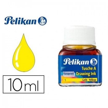 TINTA CHINA PELIKAN AMARILLO N.5 FRASCO 10 ML