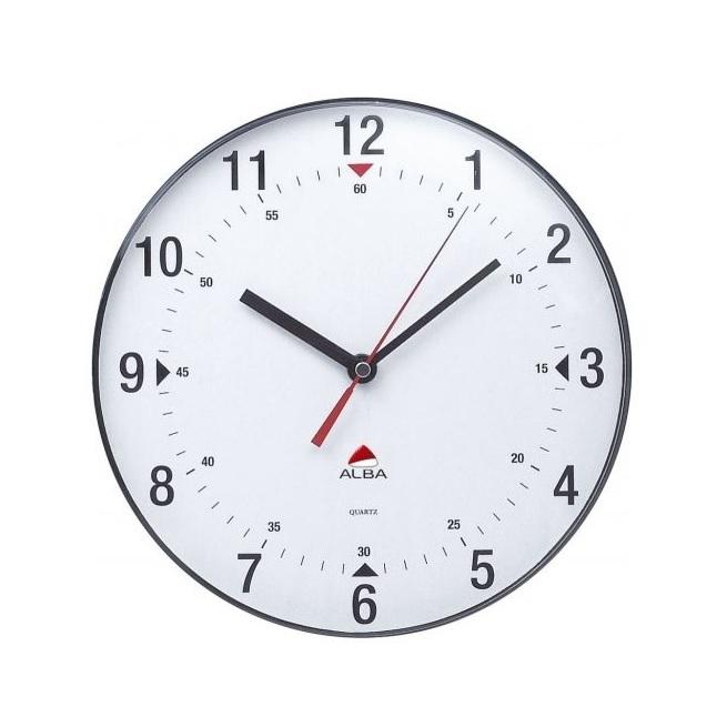 RELOJ DE PARED BLANCO REDONDO 28cm. KF15589
