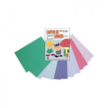 SCRAPBOOKING CARTULINA NIEFENVER IMPRESA 24X32CM. 300GR. LUNAR, PACK 12