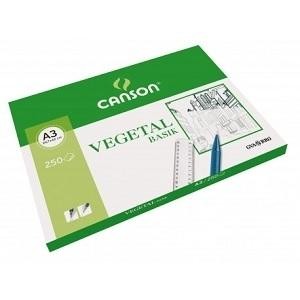 LAMINAS DE DIBUJO DINA3 PAPEL VEGETAL CANSON 250 HOJAS 9OGR 200406244