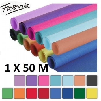 PAPEL DE EMBALAR KRAFT ROLLO FABRISA 1X50 AMARILLO