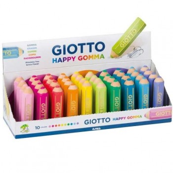 GOMA DE BORRAR GIOTTO HAPPY GOMMA EXP.40