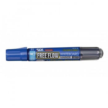 ROTULADOR PIZARRA BLANCA FREE FLOW RECARGABLES AZUL