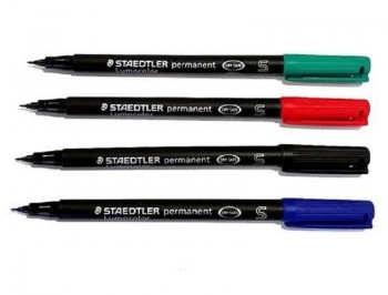 ROTULADOR PERMANENTE STAEDTLER LUMOCOLOR S EXTRAFINO VERDE 313