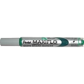 ROTULADOR PIZARRA BLANCA Y DE PAPEL MAXIFLO PENTEL PUNTA DE 4MM VERDE