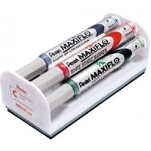 BORRADOR PARA PIZARRA MAGNETICO 4 ROTULADORES MAXIFLOS MWL5S EN NEGRO,ROJO,AZUL Y VERDE