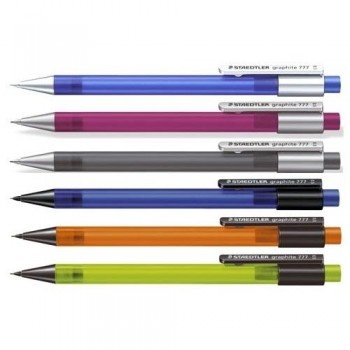 PORTAMINAS 0,5MM STAEDTLER GRAPHITE 777 HB GOMA BORRAR 777 05-8