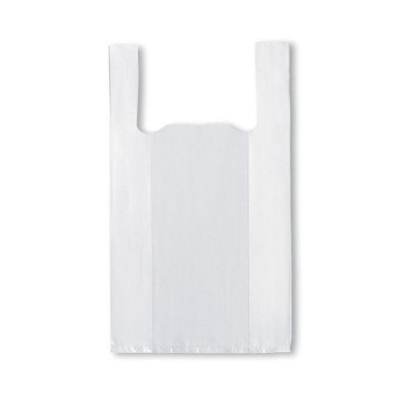 BOLSA CAMISETA BLANCA 42X55CM ASA PLASTICO GALGA 200
