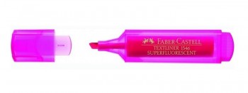 MARCADOR FLUORESCENTE FABER CASTELL TEXLINER TRANSLUCIDO ROSA 1546