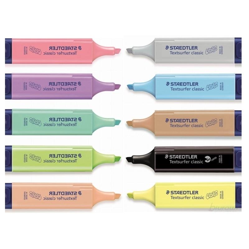 MARCADOR FLUORESCENTE STAEDTLER 364 TEXTSURFER CLASSIC PASTEL & VINTAGE