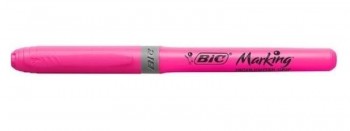 MARCADOR FLUORESCENTE BIC HIGHLIGHTER GRIP PUNTA BISELADA ROSA