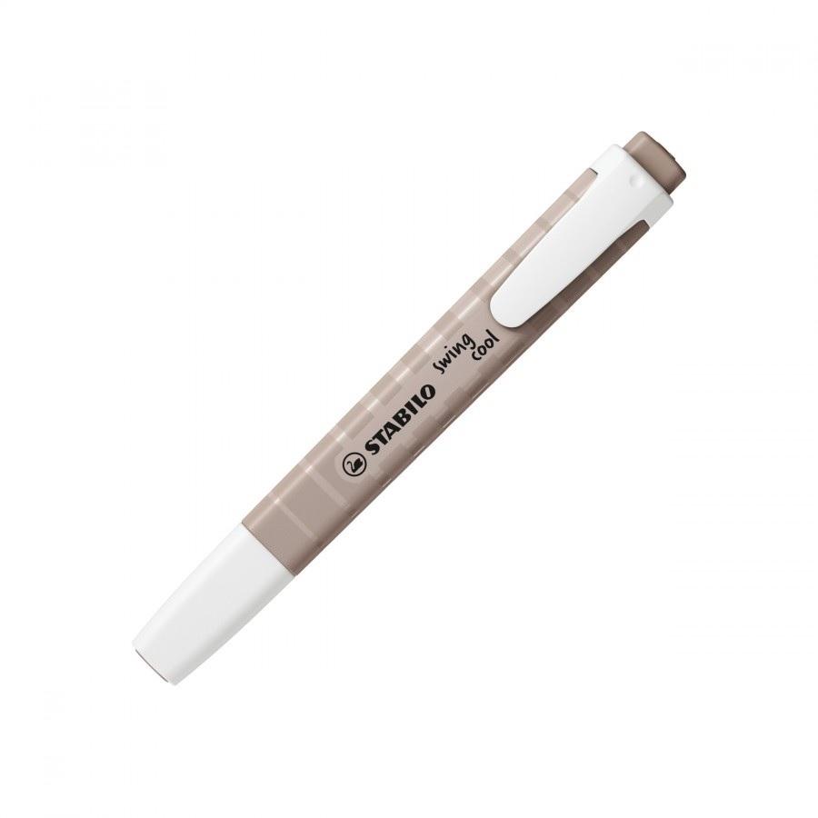 MARCADOR FLUORESCENTE STABILO SWING COOL NATURE GRIS CALIDO  275/193