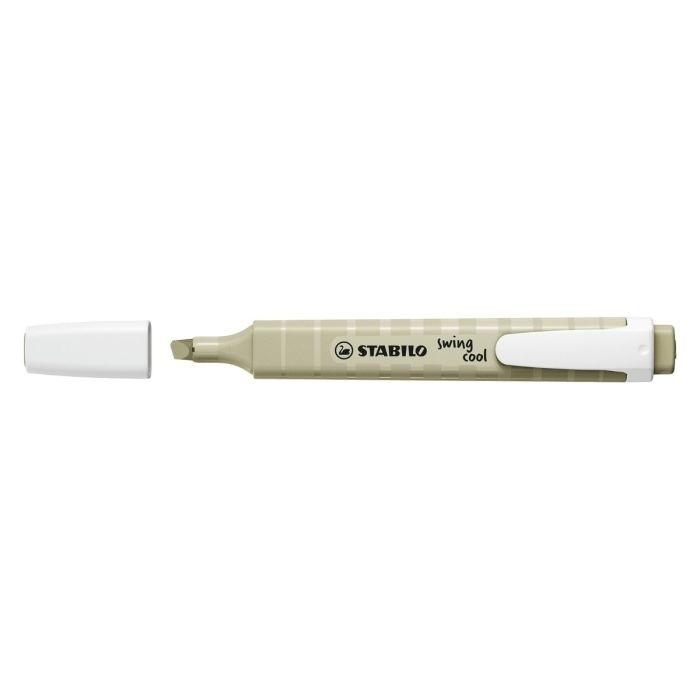 MARCADOR FLUORESCENTE STABILO SWING COOL NATURE VERDE BARRO  275/137