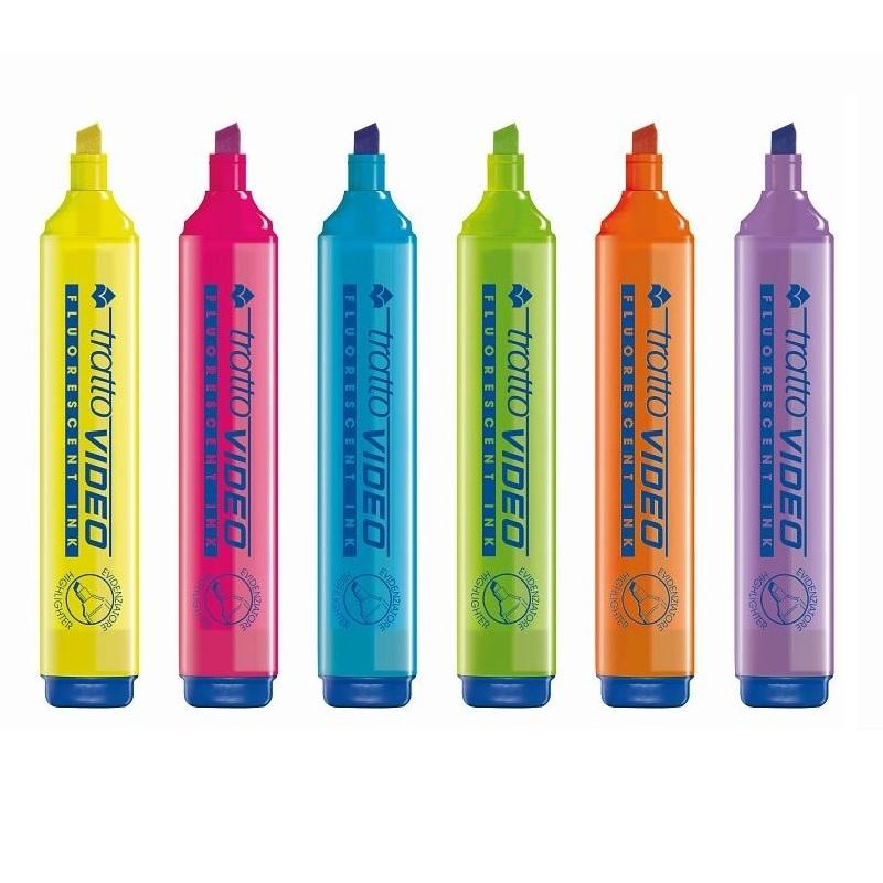MARCADOR FLUORESCENTE TRATTO VIDEO