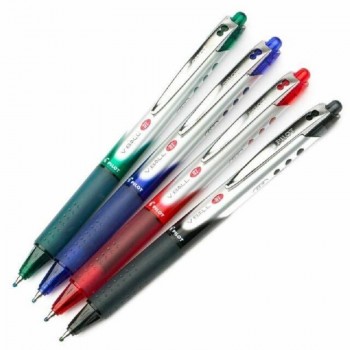 BOLIGRAFO TINTA LIQUIDA PILOT PEN V-BALL 07 RETRACTIL ROJO