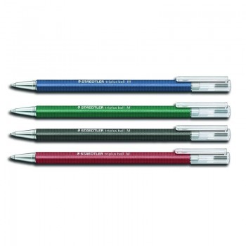 BOLIGRAFO TRIPLUS BALL PUNTA MEDIA STAEDTLER 431 M