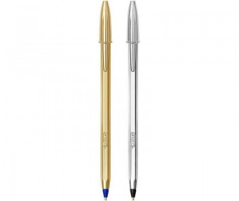 BOLIGRAFO BIC CRISTAL ORO ESCRITURA   AZUL