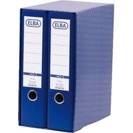 MODULO ARCHIVADORES PALANCA ELBA RADO TOP FORR.PP 2 UDS. DINA4 80MM AZUL