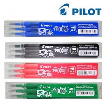 RECAMBIO BOLIGRAFO BORRABLE PILOT FRIXION PACK 3UDS