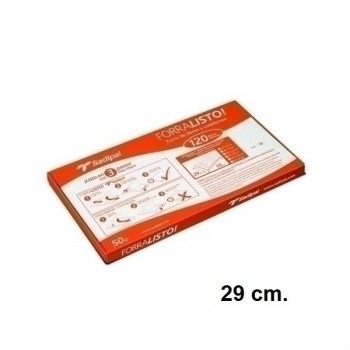 FORRO DE LIBROS AJUSTABLE 29CM PVC 120M SADIPAL