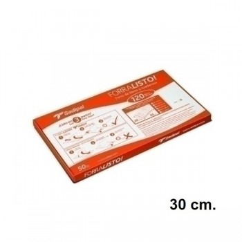 FORRO DE LIBROS AJUSTABLE 30CM PVC 120M SADIPAL