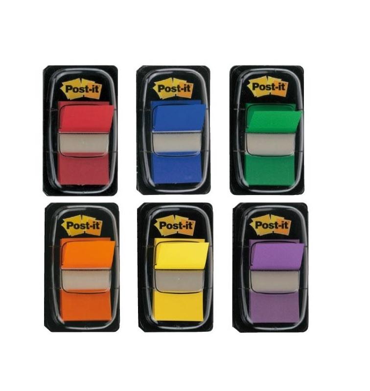 BANDERITAS DE SEÑALIZACION SEÑALES CON DISPENSADOR 25X43 50UNIDADES POST-IT INDEX MEDIANO 1 PULGADA