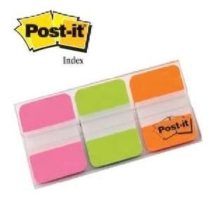 BANDERITAS DE SEÑALIZACION 25X43 POST-IT INDEX MEDIANO RIGIDOS 22UDSXCOLOR