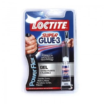 PEGAMENTO INSTANTANEO 3GR LOCTITE SUPER GLUE-3 POWER FLEX 2640067