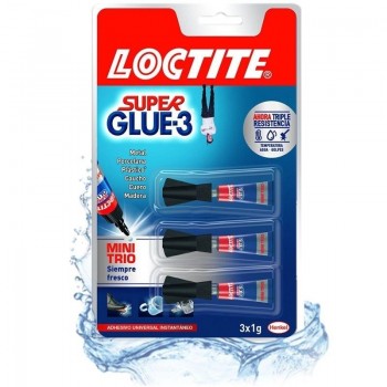 PEGAMENTO INSTANTANEO 1GR POR 3 TUBOS LOCTITE MINITRIO 2229418