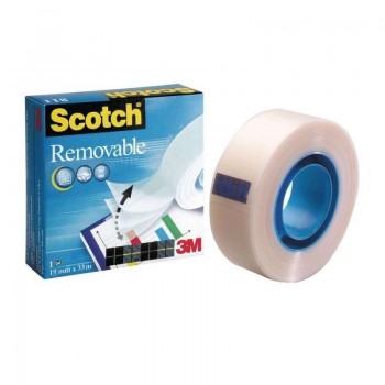 CINTA ADHESIVA SCOTCH MAGIC REPOSICIONABLE 19MMX33