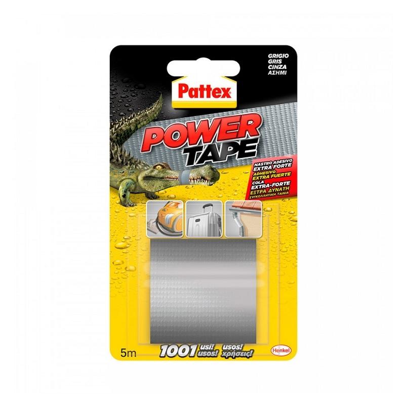 CINTA AMERICANA PATTEX POWER TAPE 50MMX5M GRIS
