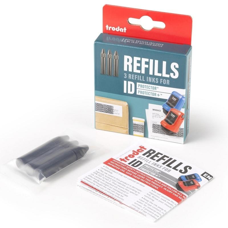 TINTA RECARGA SELLO ROLL-ON PROTECTOR KIT3