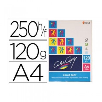 PAPEL COLOR COPY DINA4 120GR LASER 250 HOJAS CC1230N